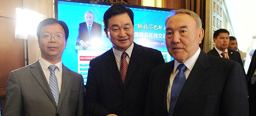 Kazakh president arrives for exclusive interview with Xinhuanet