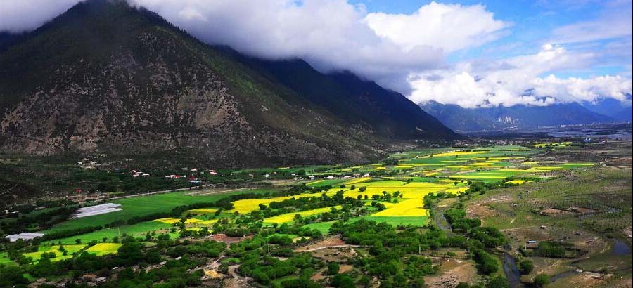 Scenery of Nyingchi Prefecture in Tibet