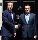 Chinese premier holds annual meeting with British PM in London