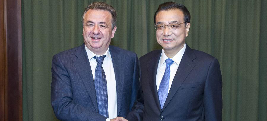 Chinese premier favors closer cooperation with Greek region of Crete