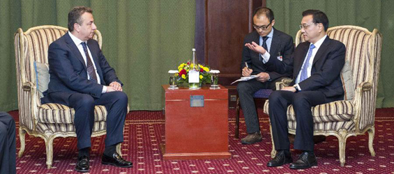 Chinese premier favors closer cooperation with Greek region of Crete