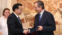 Chinese premier calls for closer cultural exchanges with Greece