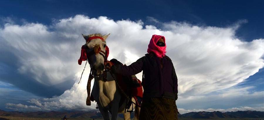 Picturesque Nam Co in Tibet