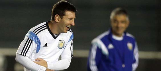 Argentina trains for upcoming World Cup final against Germany