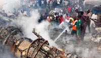 Passenger plane crashes in Nigeria