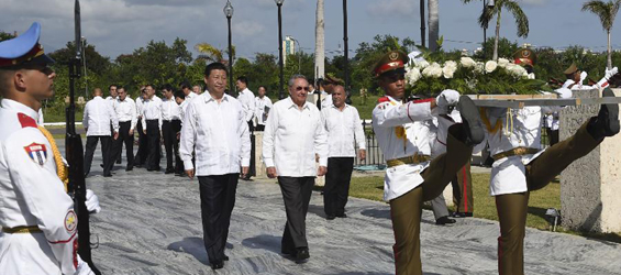 Chinese president visits Cuba's Heroic City