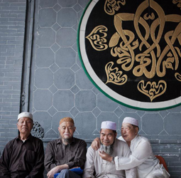 Ancient-style Qingzhenzhongsi Mosque in Yinchuan, China