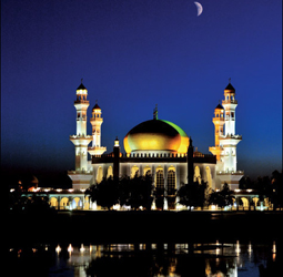 Charming scenery of China Hui Culture Park in Ningxia