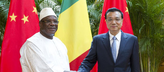 Chinese premier meets with Malian president