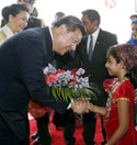 Maldivian president holds welcome ceremony for Chinese counterpart