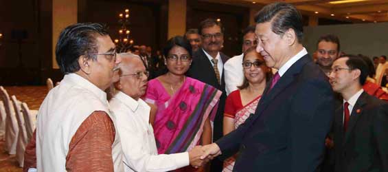 Chinese president confers friendship award in India