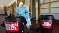 Ebola quarantine center in Zimbabwe