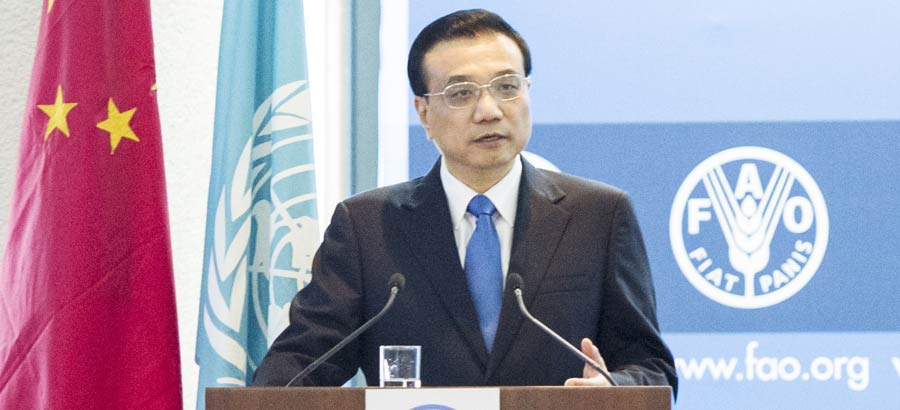 China willing to further enhance mutual support with FAO: premier