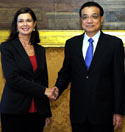 Chinese premier pledges stronger parliamentary exchanges with Italy