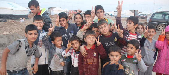 Daily life of Iraqi displaced children