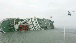 South Korean passenger ship capsizes