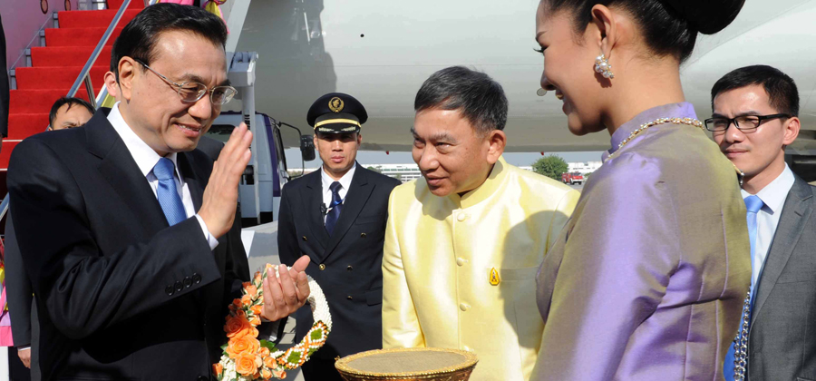 Chinese premier arrives in Thailand for GMS meeting