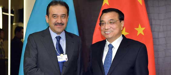 Premier Li meets with Kazakh counterpart in Davos, Switzerland