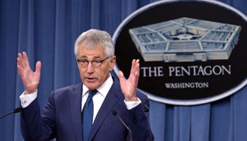 Chuck Hagel's last briefing as U.S. Defense Secretary
