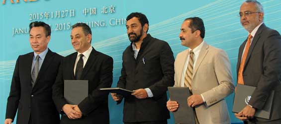 Winners receive news teams in developing countries award at WMS Global Awards for Excellence