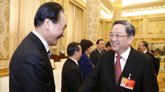Top Chinese political advisor meets media representatives after annual session
