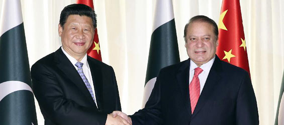 President Xi holds talks with Pakistani PM Sharif in Islamabad