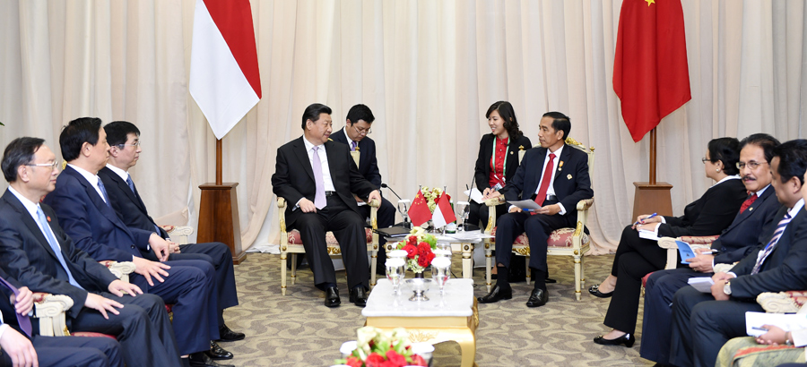 China to encourage more companies to participate in Indonesia's infrastructure construction: 
Xi
