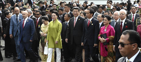Xi joins Asian, African leaders in Bandung commemoration