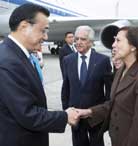 Chinese premier arrives in Peru for official visit