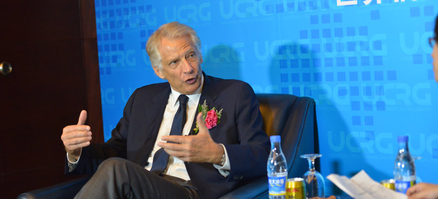 Interview: Belt and Road Initiative provides opportunity for building new int’l credit rating system: Dominique de Villepin