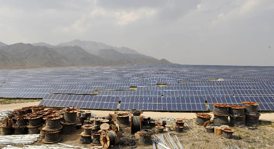 First PV power station established in Ningxia