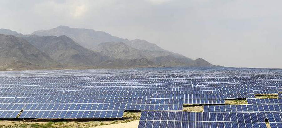 First PV power station established in Ningxia， NW China