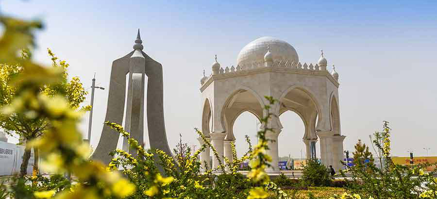 In pics: Yuehaiwan central business district in Yinchuan