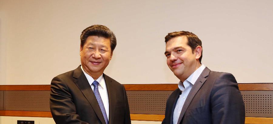 President Xi meets with Greek PM in New York
