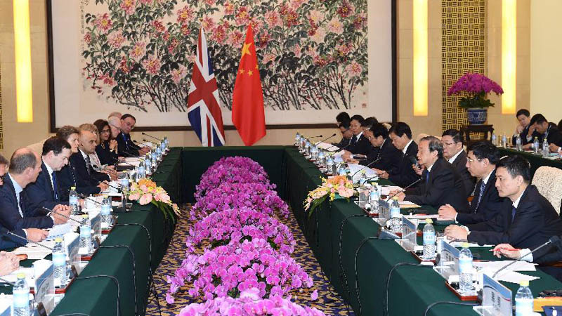 China-Britain economic dialogue fruitful
