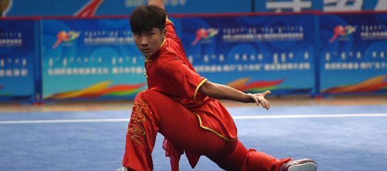 Athletes compete in martial arts at ethnic minorities games