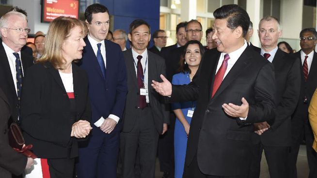 Chinese President Xi Jinping visits Imperial College London