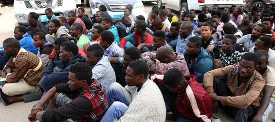 Libyan guards intercept 130 illegal immigrants off Tripoli coast