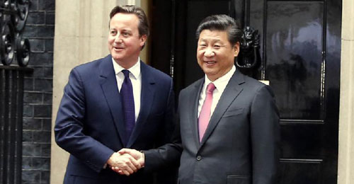 Chinese, British leaders discuss deeper cooperation