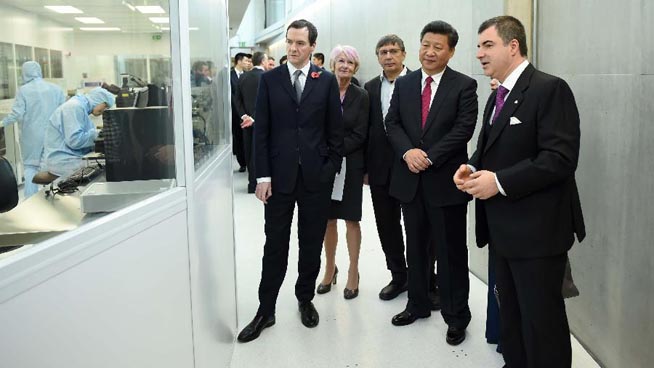 Chinese president visits National Graphene Institute in Manchester