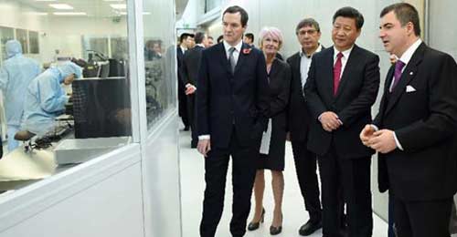 Xi visits National Graphene Institute at Manchester University
