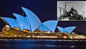 In pictures: World's top famous buildings then and now