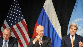 Key players gather to seek political solution for Syria's crisis