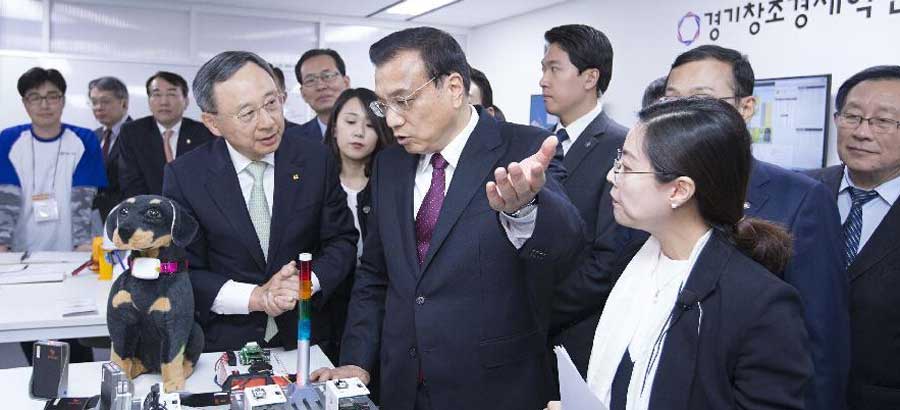 Li calls on China, S. Korea to strengthen youth exchanges in innovation cooperation