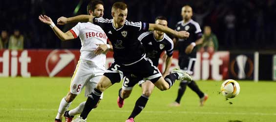 Qarabag ties with Monaco 1-1 at UEFA Europa League