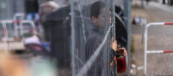 In pics: Refugees at health, welfare LaGeSo in Germany