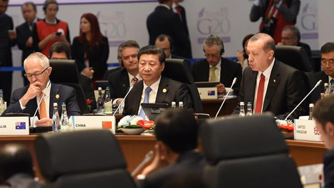 Chinese president says G20 obliged to promote world economic growth