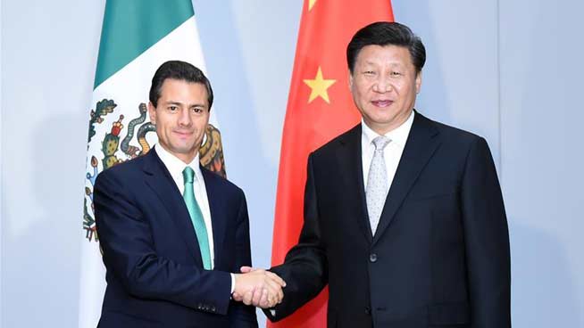 China-Mexico ties increasingly strategic: Xi