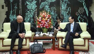 Xinhua president meets managing director of Danish Ritzaus Bureau