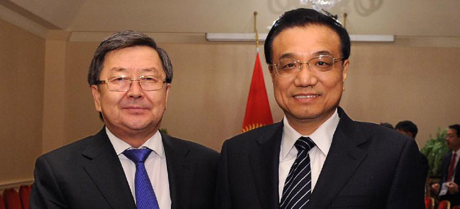 Chinese premier meets Kyrgyz, Kazakh, Tajik PMs